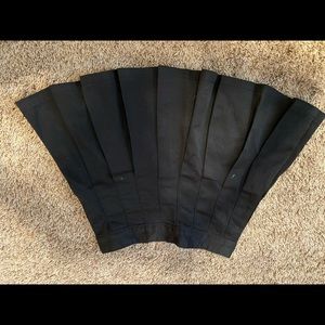 BLACK RUFFLE PACSUN SKIRT